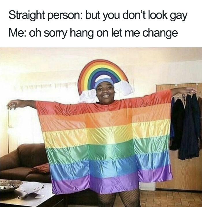 Aber du wirkst gar nicht schwul